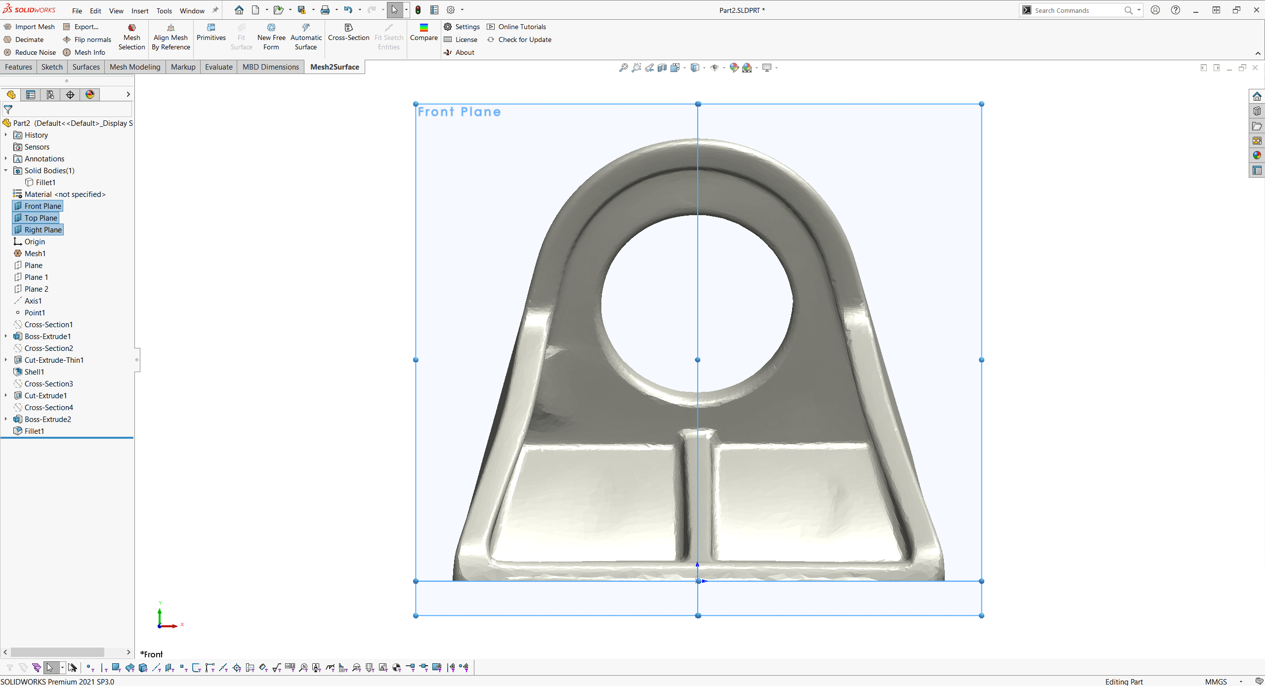 ③　Aline the object into the world coordinate system using the extracted primitives.